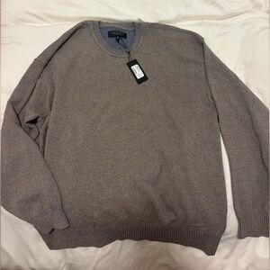 rag & bone Men's Crewneck Sweater in Taupe